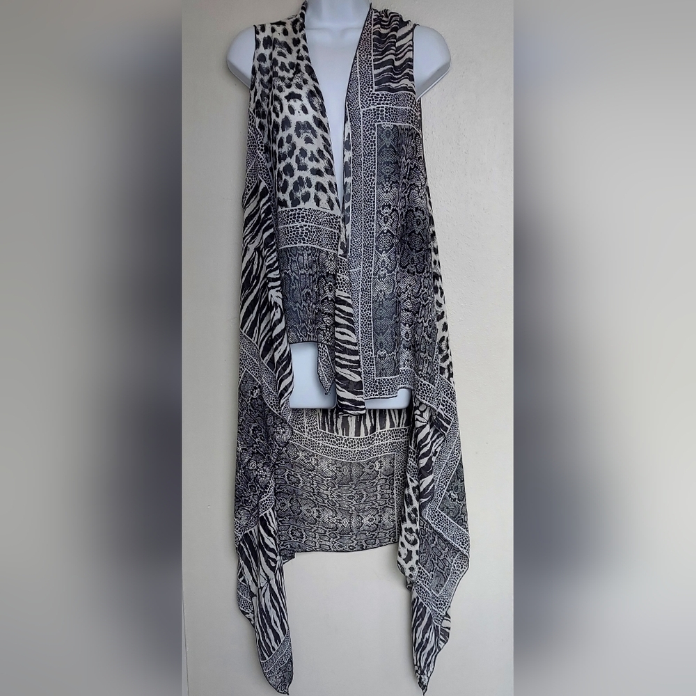 SAX Beach Kimono Open Cardigan Summer Bikini Cover Up One Size